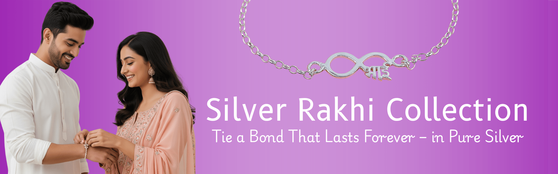 silver rakhis