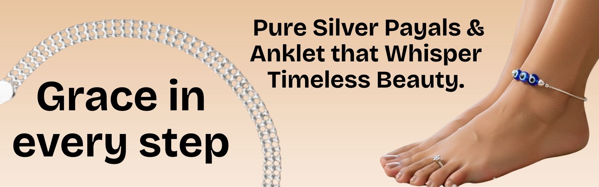 Buy buy silver anklets online